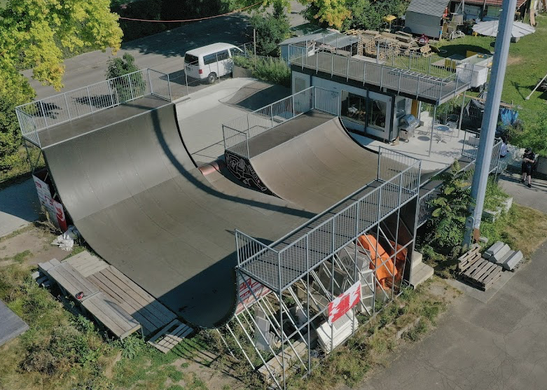 Backyard skatepark